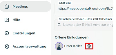 Moderator on