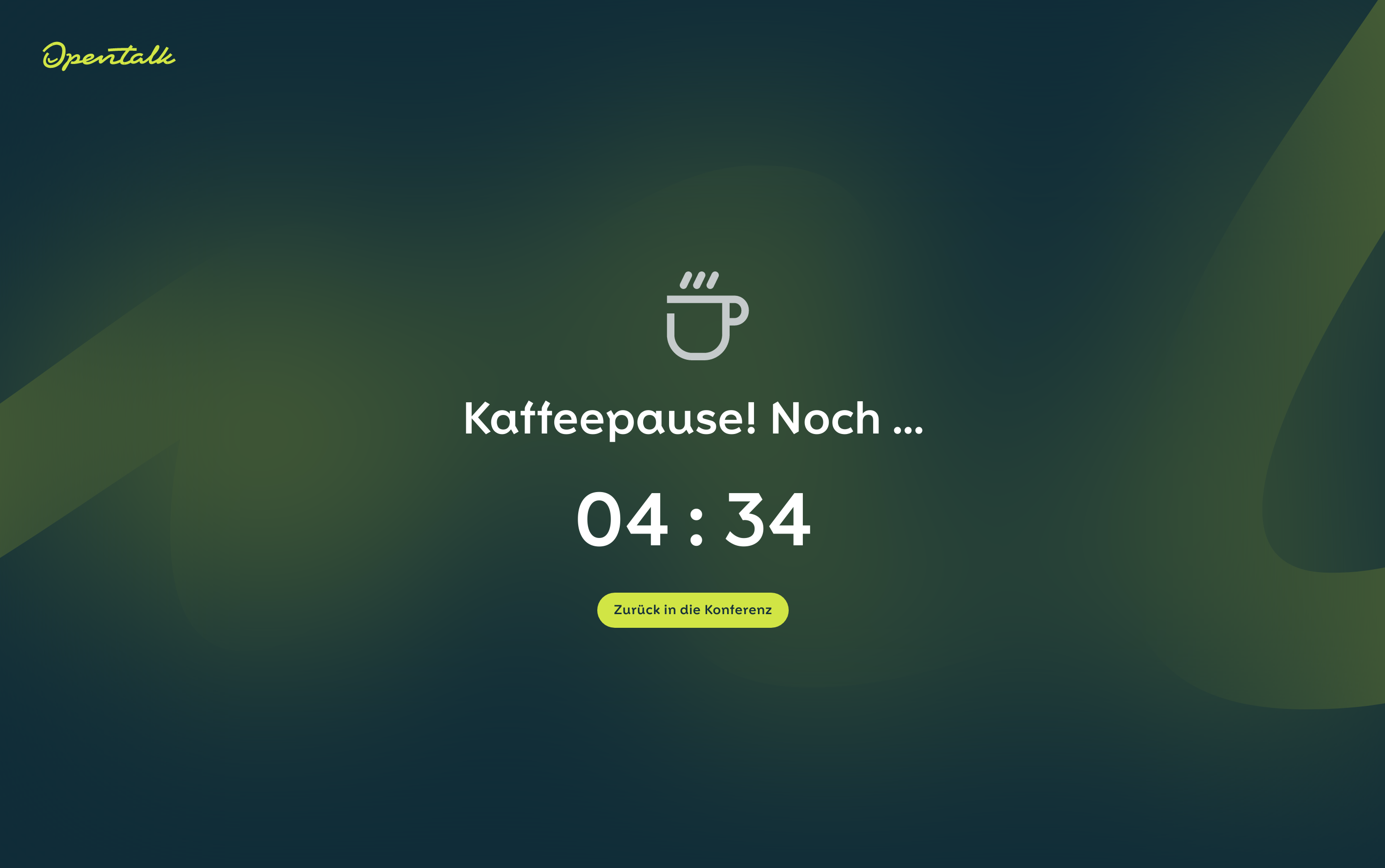 Coffee break screen