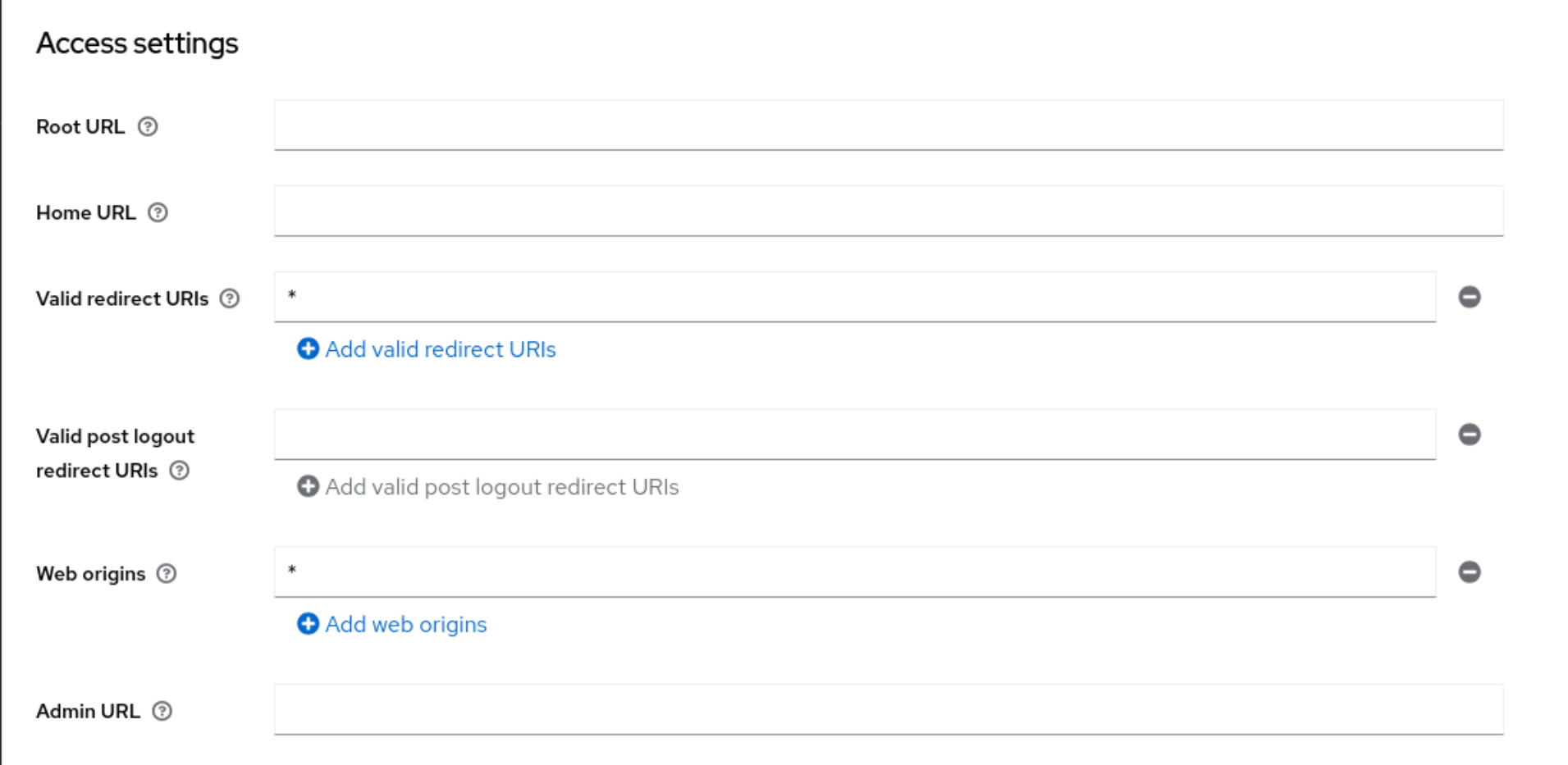 Keycloak CORs